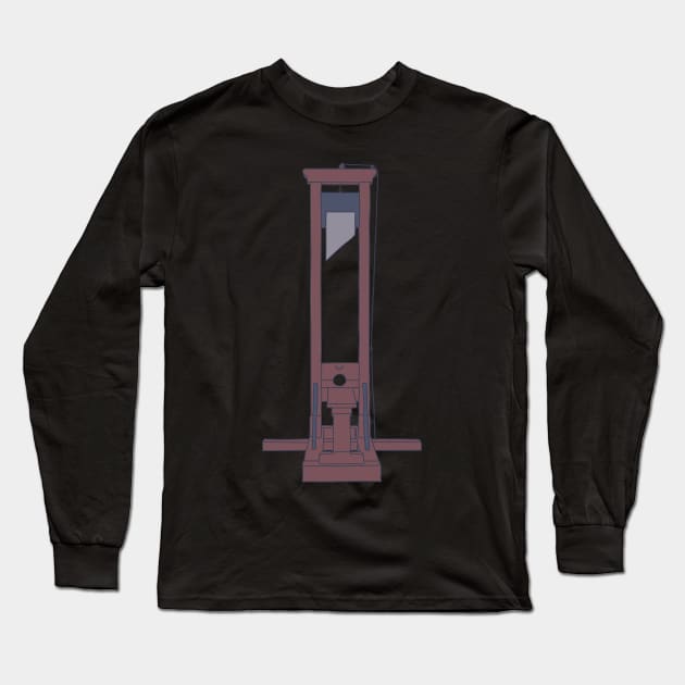 Guillotine - Public Execution - Reign of Terror Long Sleeve T-Shirt by DeWinnes